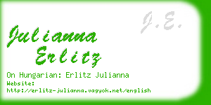 julianna erlitz business card